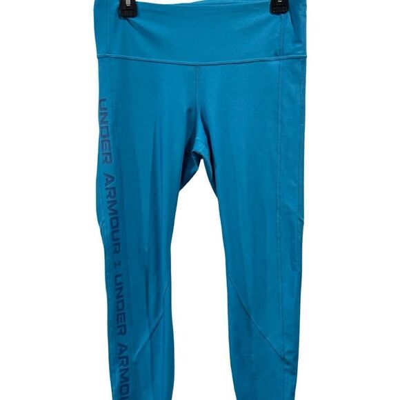 Underarmour Heat gear compression Cropped Leggings Size L - Picture 1 of 6